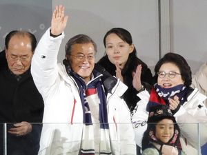 Langka! Foto-foto Presiden Korsel Muncul di Media Resmi Korut