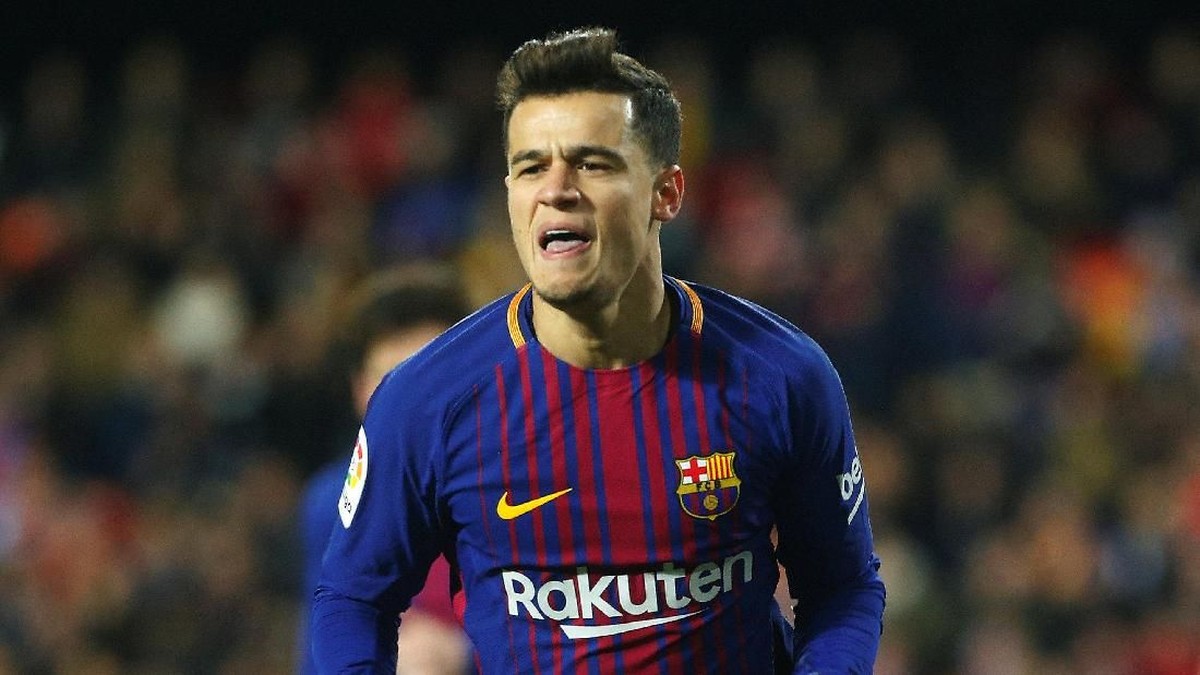 Pemain Barcelona, Philippe Coutinho. (Foto: Heino Kalis/Reuters)