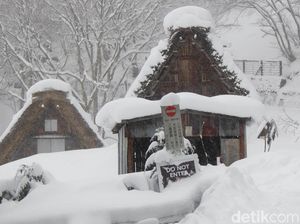 Foto: Seindah Ini Desa Salju di Jepang