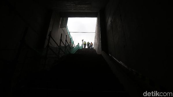 Foto: Penampakan Stasiun Bawah Tanah Pertama MRT Jakarta