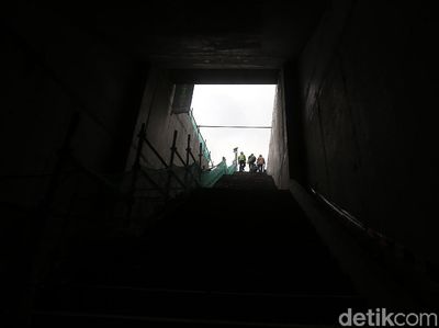 Foto: Penampakan Stasiun Bawah Tanah Pertama MRT Jakarta