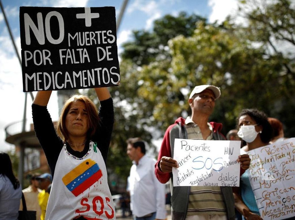 Dampak Krisis di Venezuela: Tak Ada Obat, Makanan dan Dokter