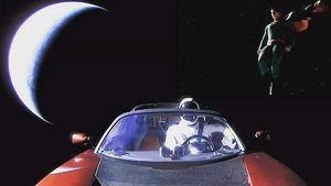 Berkelana ke Mars, Starman dan Tesla Terus Jadi Meme Kocak