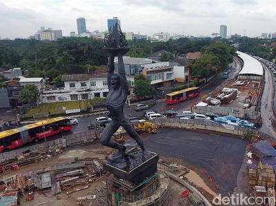 Foto: Penampakan Terkini Proyek MRT Jakarta