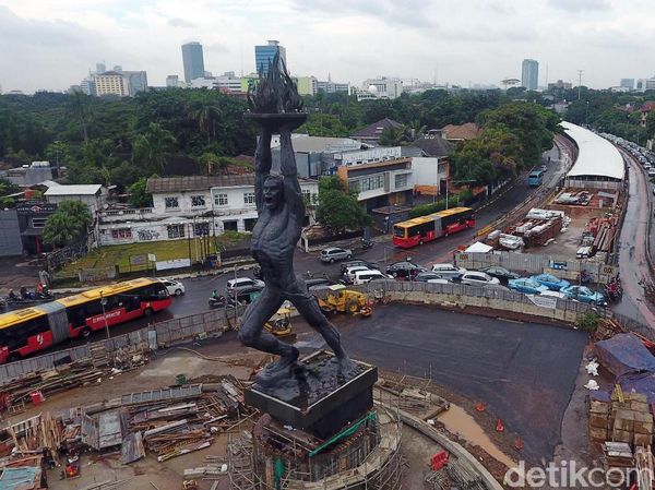 Foto: Penampakan Terkini Proyek MRT Jakarta