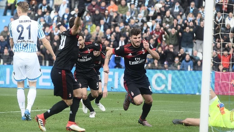 Cutrone Dua Gol, Milan Hantam SPAL 4-0 Cutrone Dua Gol, Milan Hantam SPAL 4-0
