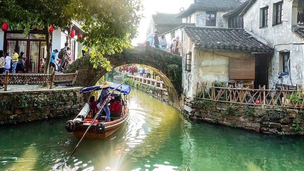 Foto: 5 Kota di China dengan Kanal Ala Venesia