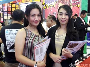 Deretan SPG Cantik di Pameran Perumahan JCC
