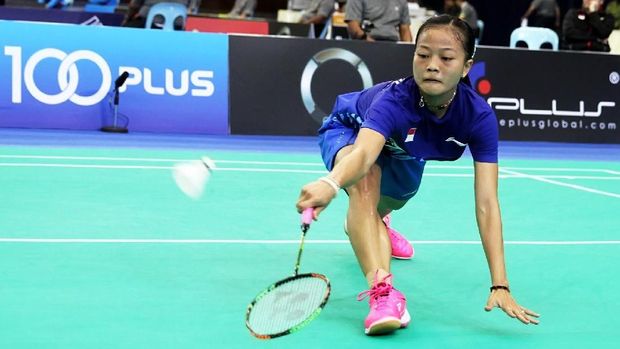 Fitriani menelan kekalahan dalam dua pertandingan yang ia mainkan di babak penyisihan.