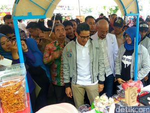SUV Tabrak Produser RTV di Jl Gatsu, Ini Kata Sandiaga