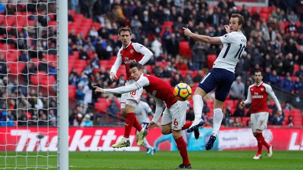 Duel Tottenham Hotspur lawan Arsenal jadi laga dengan penonton terbanyak musim ini.