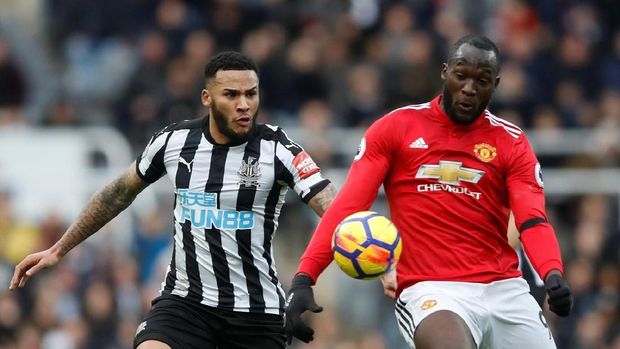 Romelu Lukaku gagal mencetak gol ke gawang Necastle United dalam pertandingan akhir pekan lalu.