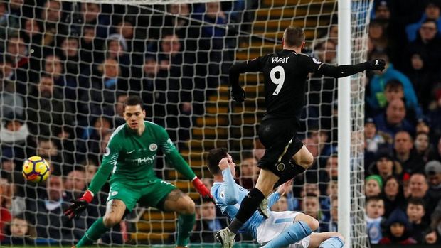 Aguero Empat Gol, City Bantai Leicester 5-1