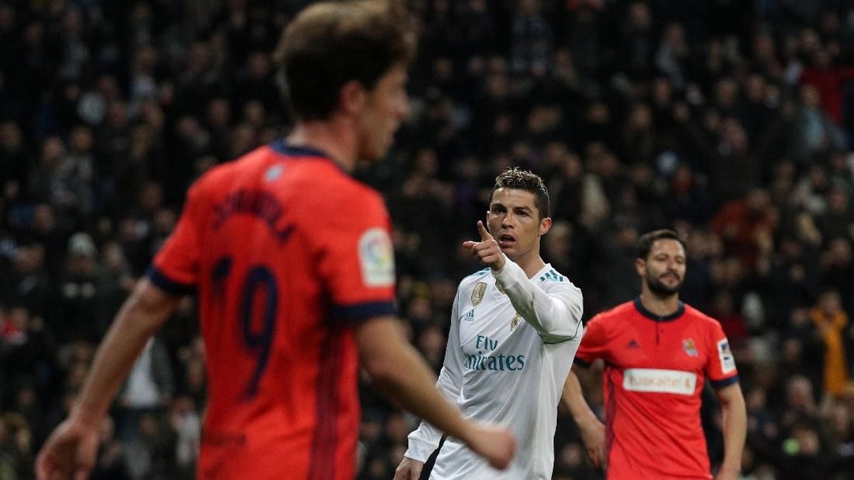Pemain Real Madrid, Cristiano Ronaldo. (Foto: Sergio Perez/Reuters)