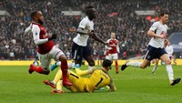 Sebaliknya, baru kali ini lagi Spurs menjaga gawangnya tidak kebobolan dalam derby London Utara lawan Arsenal semenjak kali terakhir melakukannya pada September 1975. (Foto: David Klein/REUTERS)