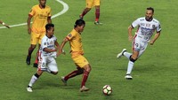Pada pertandingan semifinal Piala Presiden 2018 yang digelar di Stadion Jakabaring, Palembang itu Sriwijaya FC harus puas dengan skor kacamata 0-0 menjamu Bali United. Foto: dok. Piala Presiden 2018