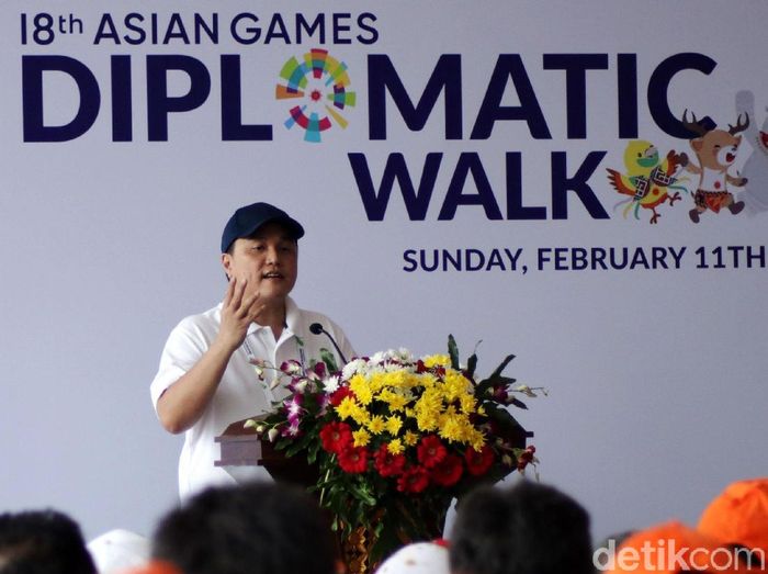 Ketua INASGOC, Erick Thohir. (Foto: Rifkianto Nugroho/detikcom) Ketua INASGOC, Erick Thohir. (Foto: Rifkianto Nugroho/detikcom)