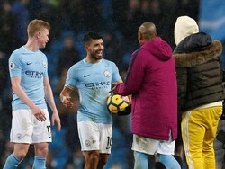 Dengan tambahan tiga poin ini City pun kokoh di puncak klasemen dengan 72 poin, unggul 16 poin dari Manchester United. (Andrew Yates/Reuters)