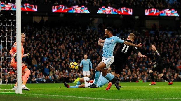 Aguero Empat Gol, City Bantai Leicester 5-1