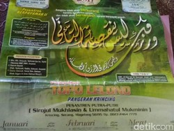 Polisi Sita Kalender Topo Lelono dari Rumah Orang Tua Suliyono