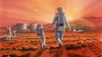 Gambaran Pemukiman Manusia di Mars yang Memukau