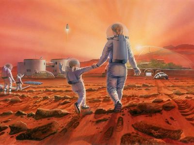 Gambaran Pemukiman Manusia di Mars yang Memukau