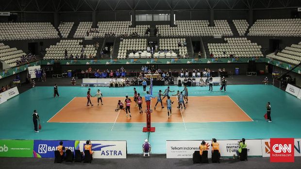 Test event Asian Games masih terbilang sepi penonton.