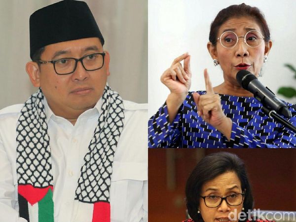 Sindiran Tajam Fadli Zon ke Menteri Susi hingga Sri Mulyani