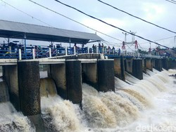 Hujan Deras Guyur Bogor, Bendung Katulampa Siaga III