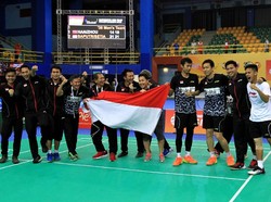 Tim Bulutangkis Beregu Indonesia Kebanjiran Bonus Rp 5 Miliar