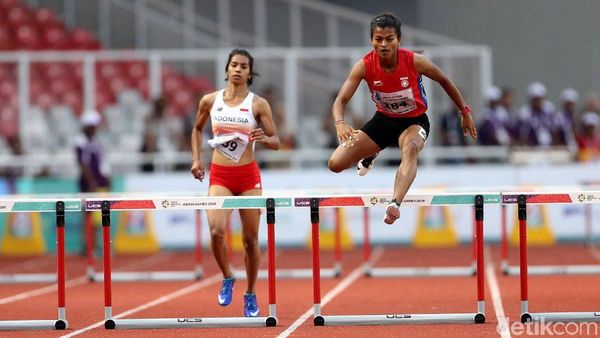 Indonesia Gagal Raih Emas di Lari Halang Rintang 400 Meter