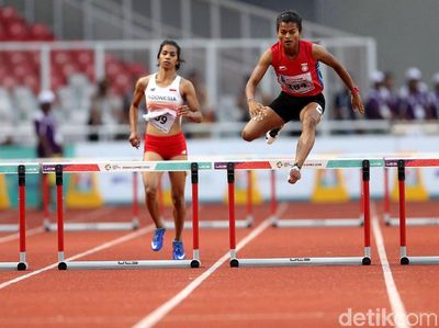 Indonesia Gagal Raih Emas di Lari Halang Rintang 400 Meter
