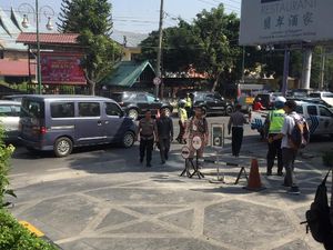 Polisi Jaga Ketat Lokasi Penetapan Calon Gubernur Sumut
