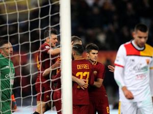 Tertinggal Lebih Dulu, Roma Taklukkan Benevento 5-2