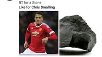 Jadi siapa yang lebih tangguh, Smalling atau seonggok batu? Beri pendapat ya di kolom komentar! (Foto: Twitter @AlexisUtd)