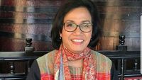 Senyum Semringah Sri Mulyani, Menteri Terbaik Dunia