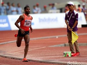 Lakshmanan Govindan Juara Lari 5.000 Meter