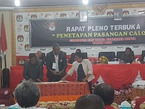 Tak Kantongi Rekomendasi, KPU Papua Tunda Penetapan Pasangan Cagub Tak Kantongi Rekomendasi, KPU Papua Tunda Penetapan Pasangan Cagub
