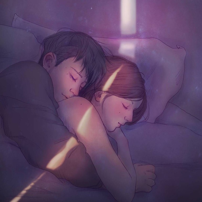 660 Koleksi Gambar Animasi Romantis Tidur Gratis Terbaru