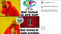 Piala Presiden yes, Piala AFC no. Begitu kira-kira gambarannya. (Foto: dok. Instagram)