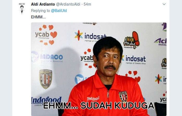 Usai Dipermalukan Yangon United Bali United Jadi Meme Lucu