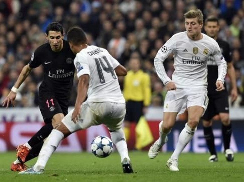 Madrid vs PSG, Duel Rp 27,4 T Madrid vs PSG, Duel Rp 27,4 T