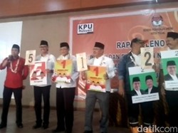 Dapat Nomor Urut, Lima Paslon Siap Bertarung di Pilwalkot Tegal