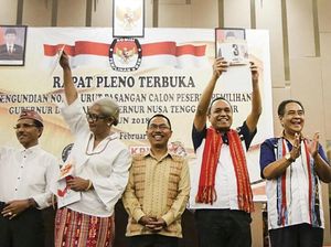 Cagub NTT HARMONI Dapat Nomor 3