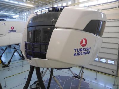 Foto: Simulator Pesawat Keren di Istanbul