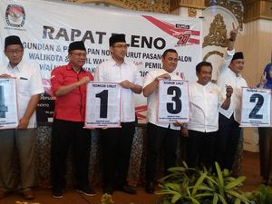 Ini Hasil Pengundian Nomor Urut Paslon Pilwali Mojokerto 2018 Ini Hasil Pengundian Nomor Urut Paslon Pilwali Mojokerto 2018