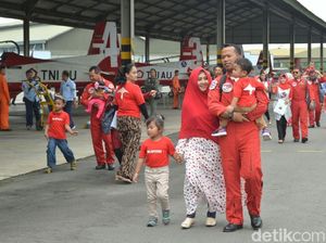 Usai Beraksi di Singapura, The Jupiters TNI AU Pulang ke Sangkarnya Usai Beraksi di Singapura, The Jupiters TNI AU Pulang ke Sangkarnya