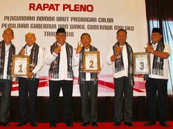 Ini Nomor Urut Pilgub Maluku, Calon Independen Lolos