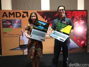 Acer Swift 3, Notebook Pertama Usung AMD Ryzen Mobile