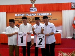 KPU Banyumas Undi Nomor Urut, Kedua Paslon Ikrar Pilkada Damai
